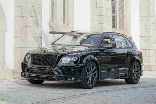 Carbon Fiber Front Grill Mask for B-sculpture (Visible) for Bentley Bentayga