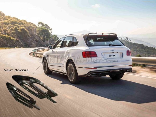 DMC Carbon Fiber Side Grill / Vent Cover for Bentley Bentayga