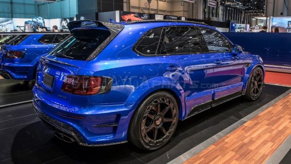 MANSORY Bleurion Edition Roof Spoiler Extension for Bentley Bentayga