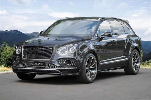 MANSORY Soft-Kit T (for car with towbar) with 6 Park Sensors in Rear Bumper for Bentley Bentayga