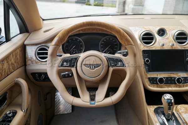 MANSORY Sport Steering Wheel with MANSORY Logo for Bentley Bentayga